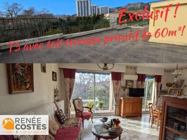 Vente Appartement 3 pièces 67 m2 Toulon