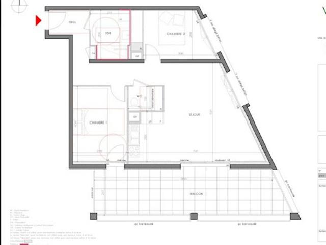 Vente Appartement 3 pièces 67 m2 Voiron