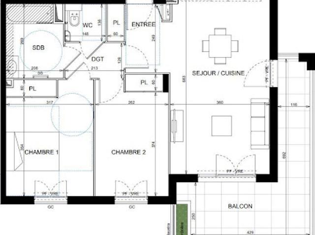 Vente Appartement 3 pièces 64 m2 Vallauris