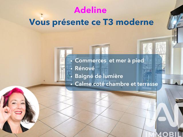 Vente Appartement 3 pièces 64 m2 Saint Cyr sur Mer