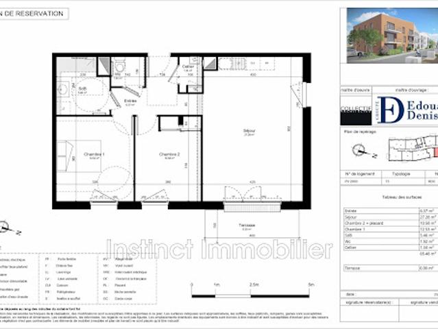 Vente Appartement 3 pièces 65.48 m2 Guilvinec