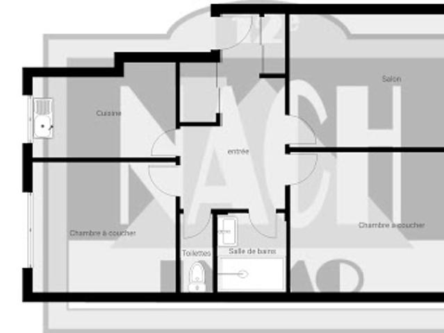 Vente Appartement 3 pièces 65.82 m2 Paris 12ème