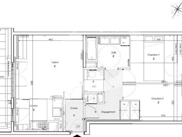 Vente Appartement 3 pièces 65.1 m2 Clamart