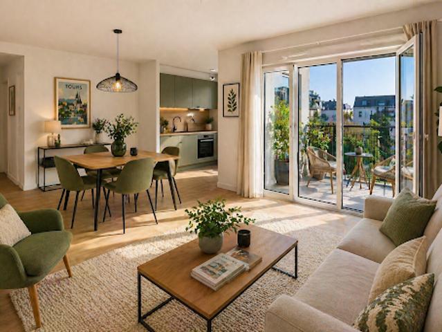 Vente Appartement 3 pièces 65 m2 Tours
