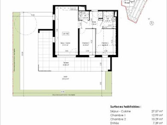 Vente Appartement 3 pièces 65 m2 Colmar