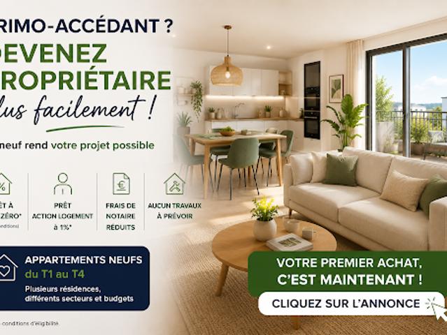 Vente Appartement 3 pièces 65 m2 Dijon