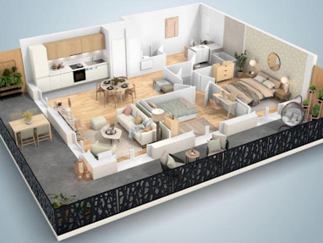 Vente Appartement 3 pièces 65 m2 Le Plessis Trévise