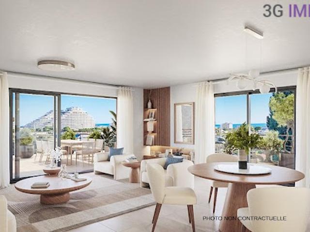 Vente Appartement 3 pièces 66 m2 Villeneuve Loubet