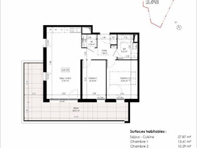 Vente Appartement 3 pièces 66 m2 Colmar
