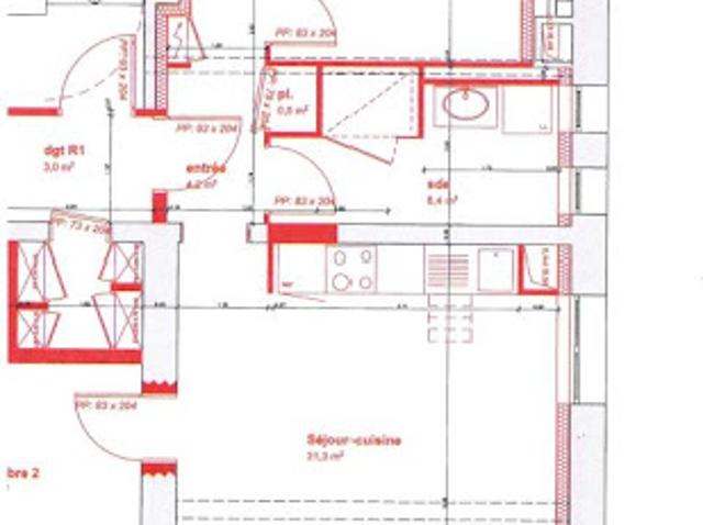 Vente Appartement 3 pièces 68.02 m2 Argentan