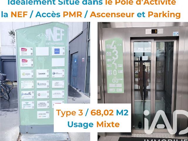 Vente Appartement 3 pièces 68 m2 Tours
