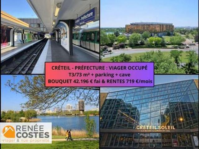 Vente Appartement 3 pièces 73 m2 Creteil