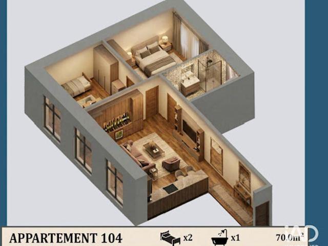 Vente Appartement 3 pièces 70 m2 Confolens