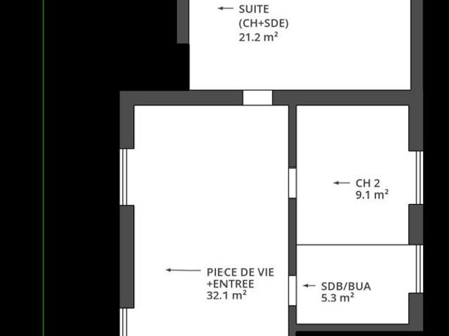 Vente Appartement 3 pièces