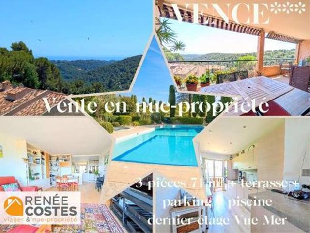Vente Appartement 3 pièces 71 m2 Vence