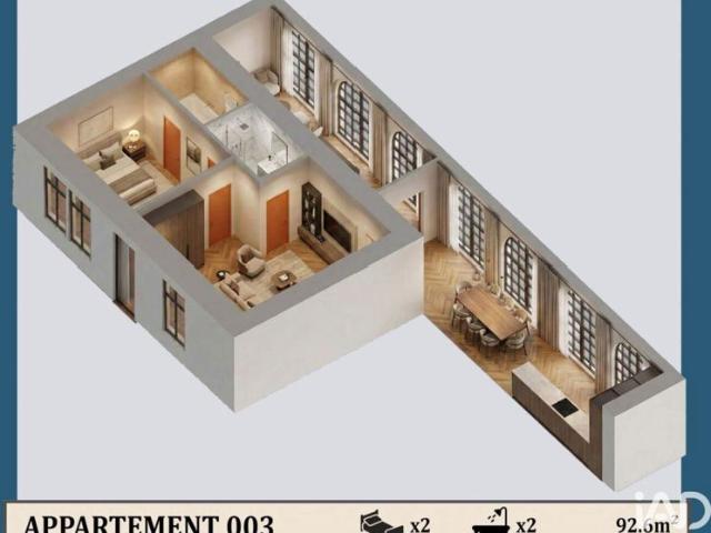 Vente Appartement 3 pièces