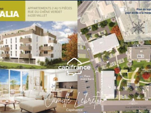 Vente Appartement 3 pièces 72 m2 Vallet