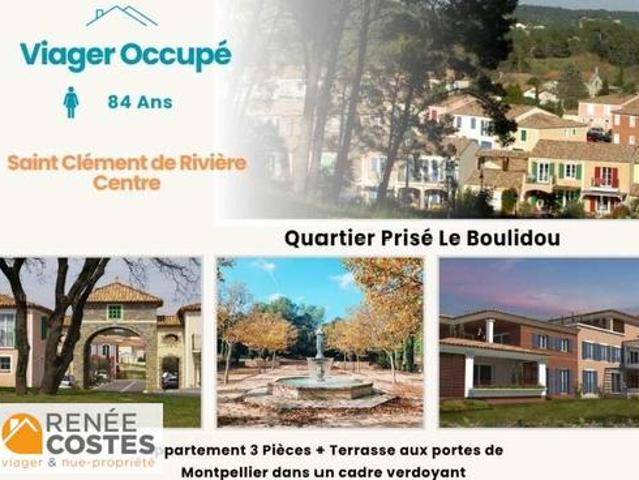 Vente Appartement 3 pièces 77 m2 Saint Clément de Rivière