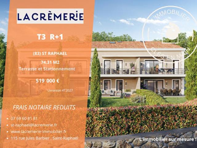 Vente Appartement 3 pièces 74.3 m2 Saint raphael