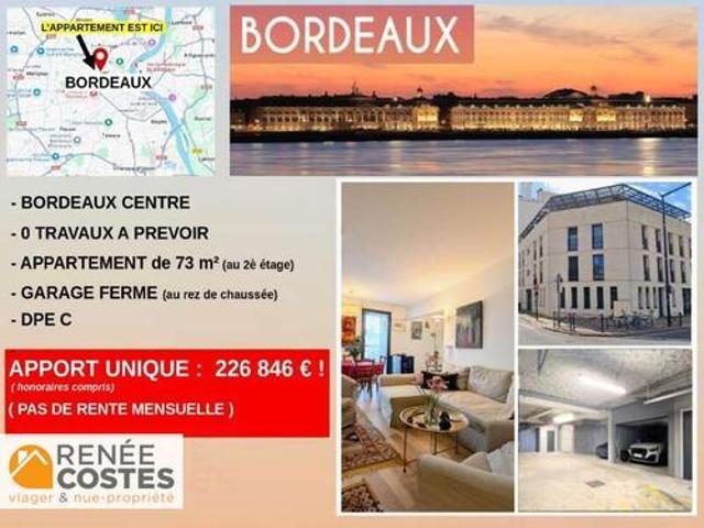 Vente Appartement 3 pièces 74 m2 Bordeaux