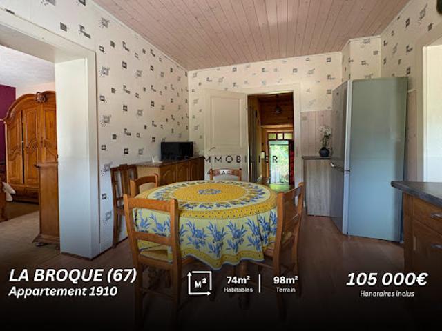 Vente Appartement 3 pièces 74 m2 La Broque