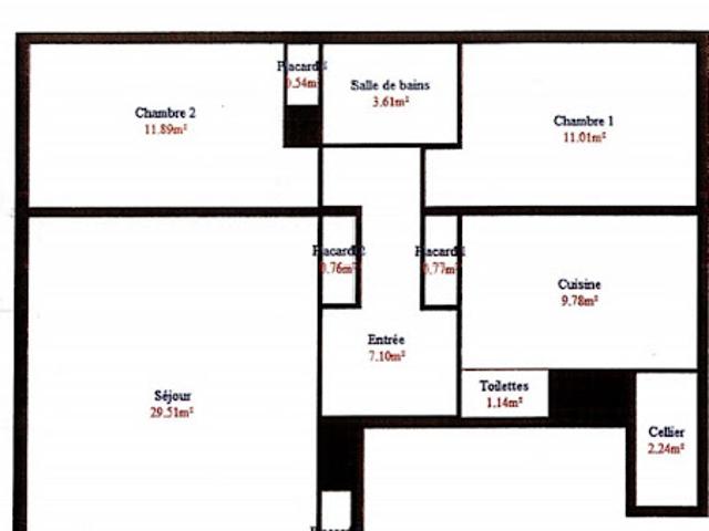 Vente Appartement 3 pièces 76.93 m2 Chaville