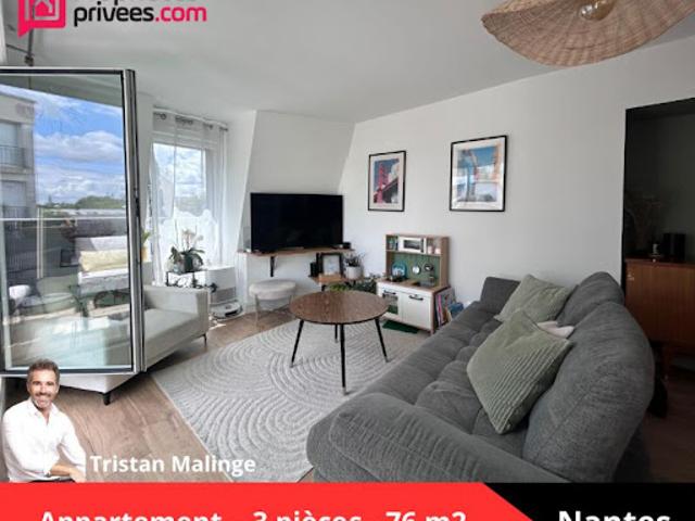 Vente Appartement 3 pièces 76.1 m2 Nantes