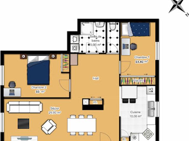 Vente Appartement 3 pièces 78 m2 Lyon 3ème