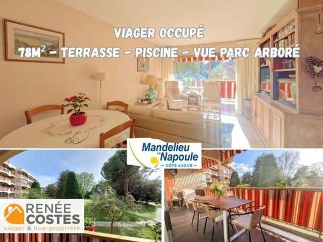 Vente Appartement 3 pièces 78 m2 Mandelieu la Napoule