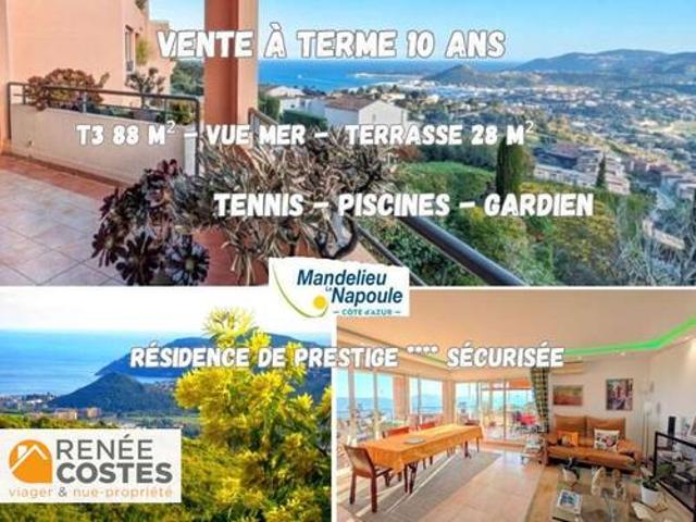 Vente Appartement 3 pièces 88 m2 Mandelieu la Napoule