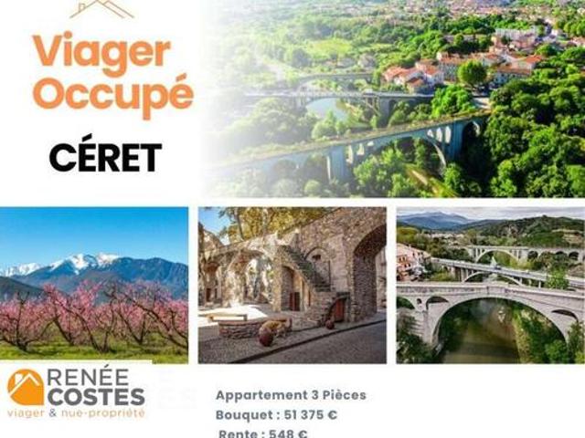 Vente Appartement 3 pièces 90 m2 Ceret