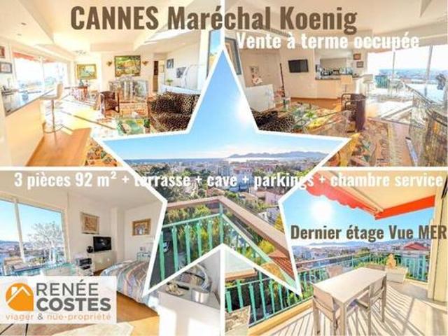 Vente Appartement 3 pièces 92 m2 Cannes