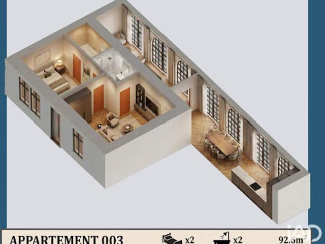Vente Appartement 3 pièces 92 m2 Confolens