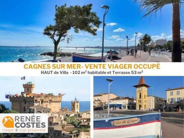 Vente Appartement 3 pièces 101 m2 Cagnes sur Mer