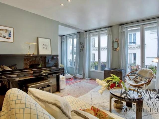 Vente Appartement 3 pièces 37.11 m2 Paris 18ème