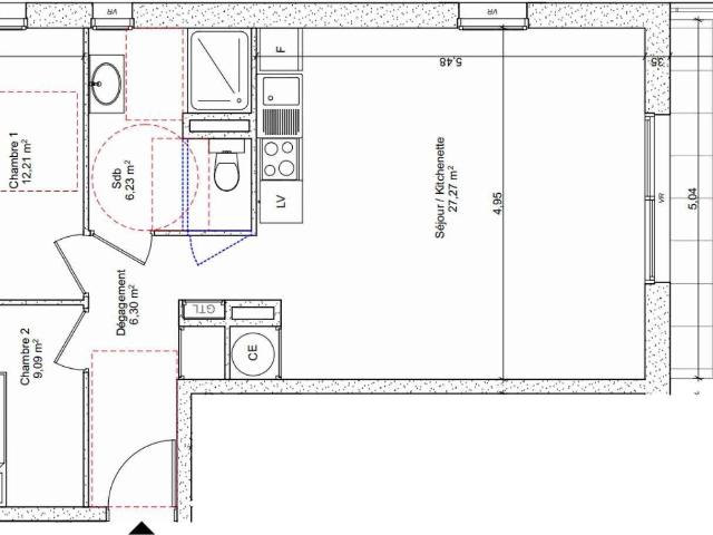 Vente appartement 3 pièces Bormes les Mimosas 83