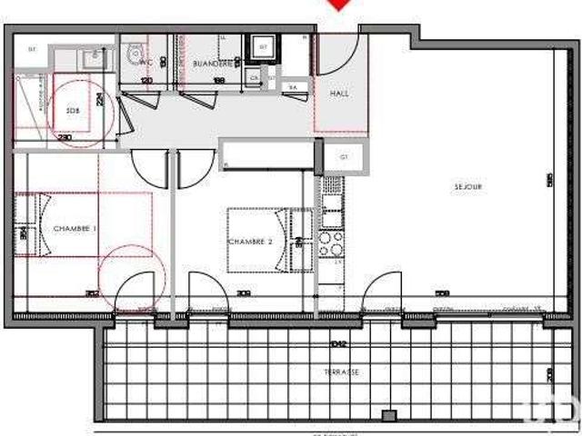 Vente appartement 3 pièces Eybens 38