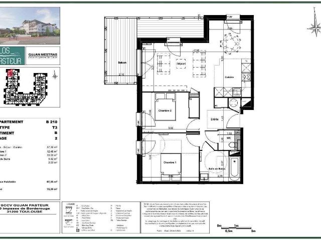 Vente appartement 3 pièces Gujan Mestras 33