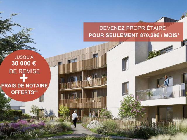 Vente appartement 3 pièces La Chapelle sur Erdre 44