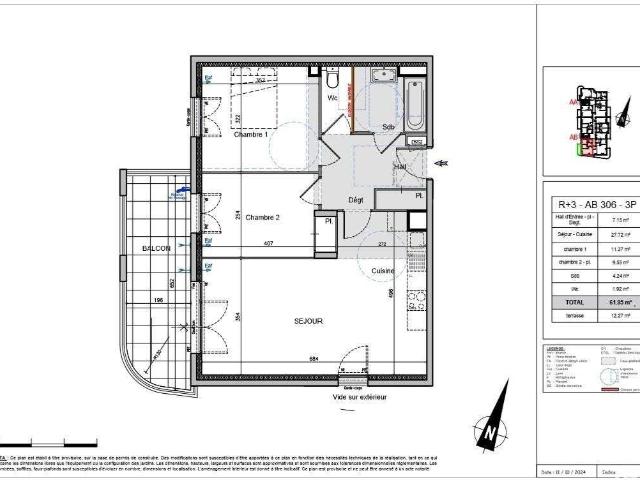 Vente appartement 3 pièces La fontonne 06