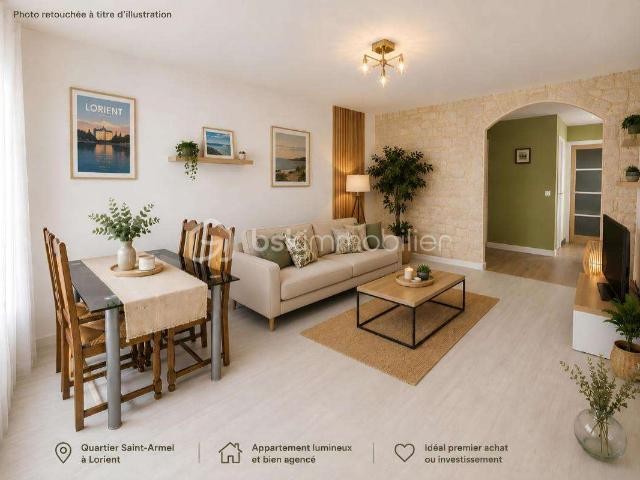 Vente appartement 3 pièces Lorient Bois du Château 56
