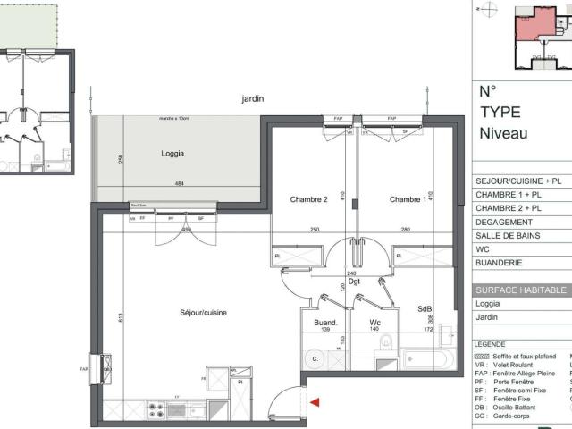 Vente appartement 3 pièces Mérignac 33
