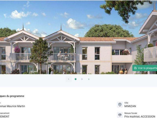 Vente appartement 3 pièces Mimizan 40