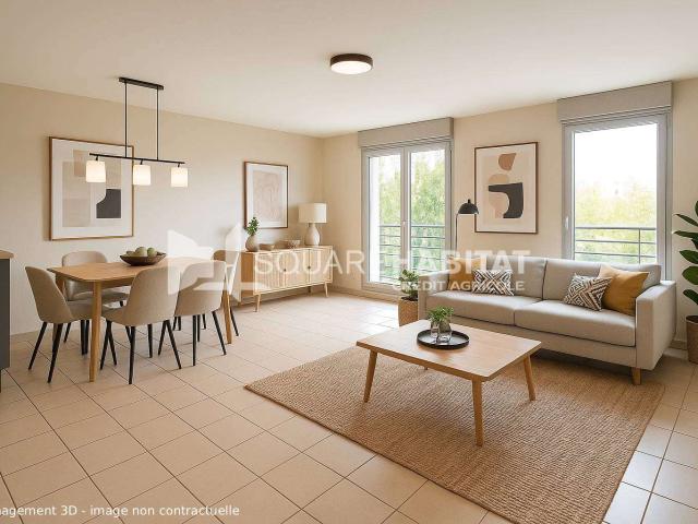 Vente appartement 3 pièces Nantes 44