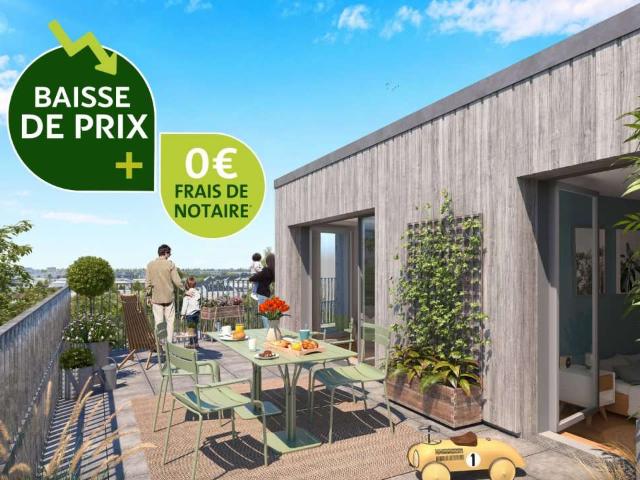 Vente appartement 3 pièces Nantes 44