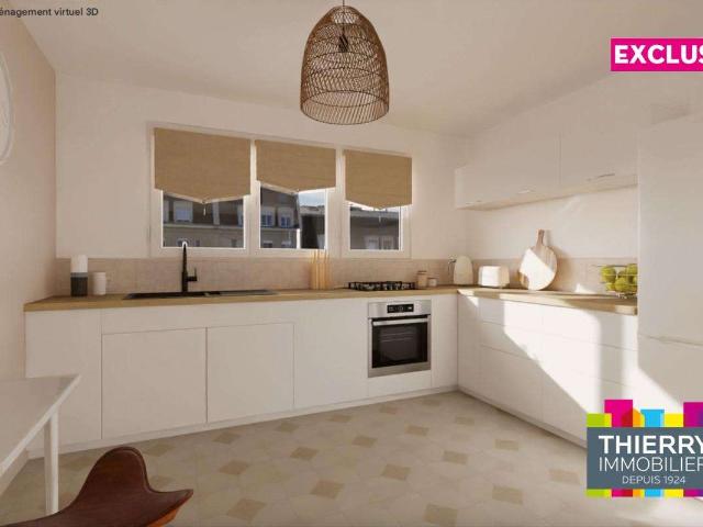 Vente appartement 3 pièces Nantes Canclaux Mellinet 44