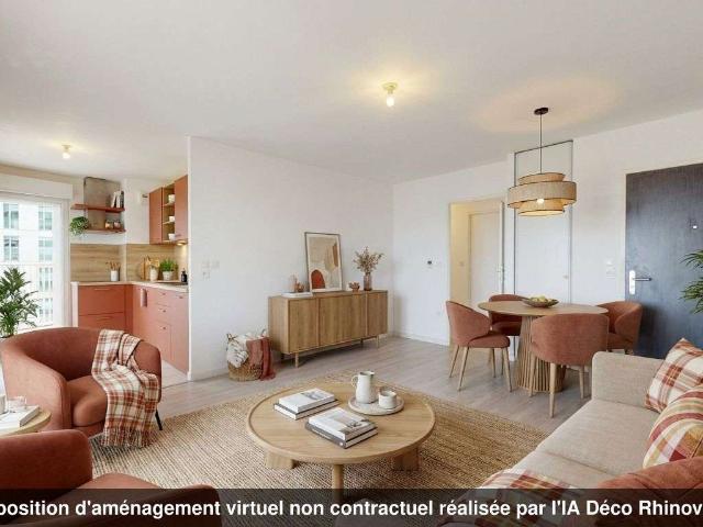 Vente appartement 3 pièces Nantes Gare Sud Malakoff 44