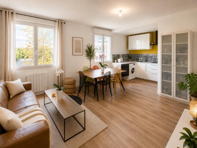 Vente appartement 3 pièces Nantes Rond Point De Rennes 44