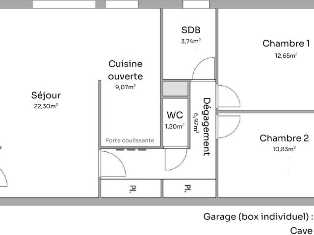 Vente appartement 3 pièces Noisy le Grand 93