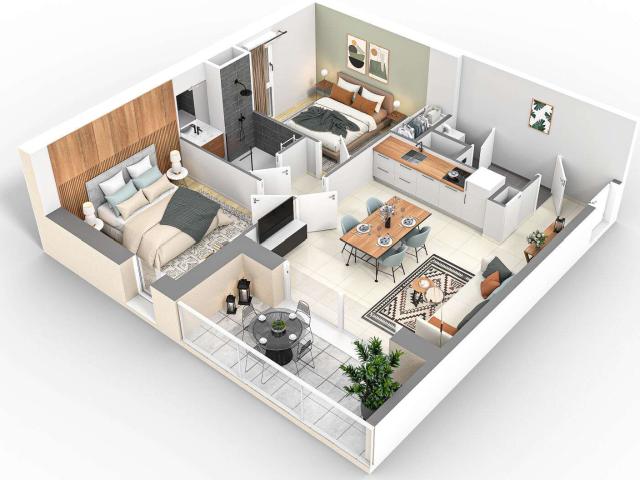 Vente appartement 3 pièces Saint Hilaire de Riez 85